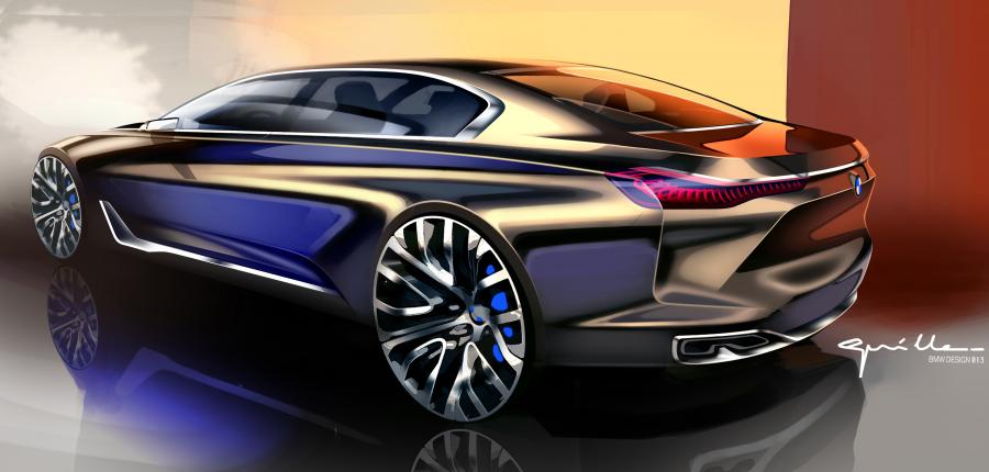 Эскиз BMW Vision Future Luxury Concept 2014 года  (фото 38 из 57)